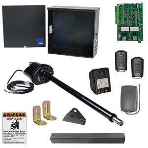 Nice Apollo 1500 Single Swing Actuator Gate Opener Kit w/ Free 2 Remotes and Receiver - W/ AC