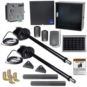 Apollo 1650 Dual Swing Gate Opener w/ Free DIY Kit (1650) - W/ 10 Watt Solar