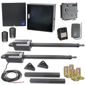 Apollo TITAN 912L Solar Dual Swing Gate Opener w/ Free Receiver & Transmitter - W/ AC 120VAC