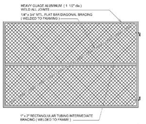 Gate Crafters Chainlink Single Gate Frame Residential 6