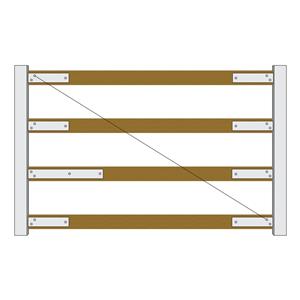 4 Rail Frame Gate Kit