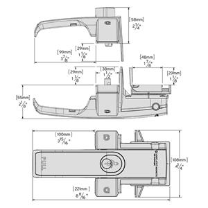 Lock Latch Magnetic Pedestrian Gate Lock