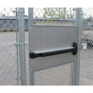 6035 DAC Standard Kit for Chain Link Pedestrian Gate with Detex Panic Bar
