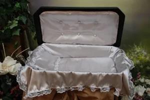 Newnak's DELUXE Pet Casket With Bedding Medium 24” DELUXE Pet Casket - 4 Color Options