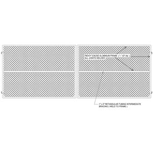 Dual Chain Link Gate Frame