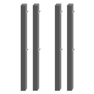Mounting Post Kit for Dual Slide Gates