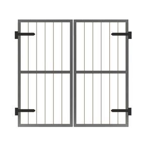 Dual Aluminum Carriage Door Frame