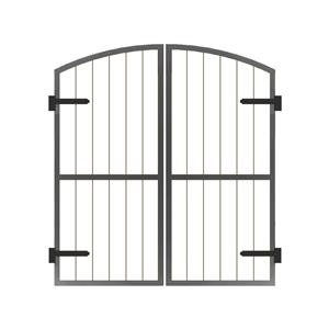 Dual Arched Aluminum Carriage Door Frame