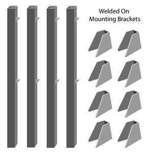Dual Slide Gate Posts