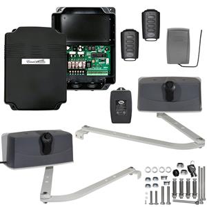Estate Swing E-SC 1602 Automatic Dual Swing Column Mount Gate Operator for Driveways with Free Extra Remotes