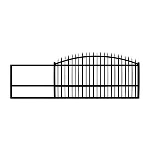 The Estate Swing 12 Ft. Long Single Slide Driveway Gate - Made in USA