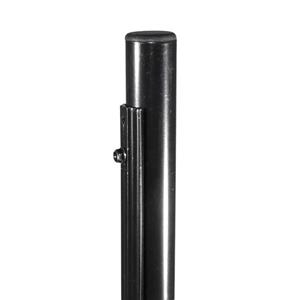 Additional Color Matched EZ-Guard Pole with Molding - 5' Tall Black