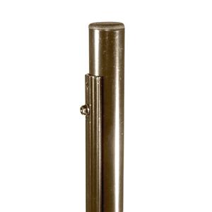 Additional Color Matched EZ-Guard Pole with Molding - Brown Pole 4' Tall
