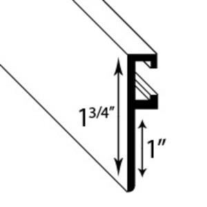 F Track Footer - Hurricane Shutter Hardware