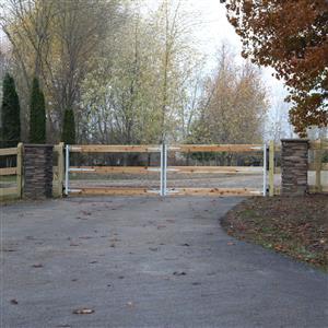 Gate Crafters 3 Rail Dual Farm Gate Frame Kit