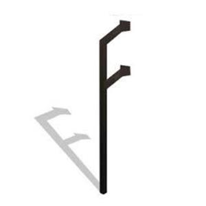 Gate Crafters Dual LKP Keypad/Intercom Stand - In Ground Mount