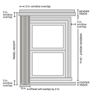 Half Lexan/Polycarbonate Hurricane Shutter Panel for Windows or Doors