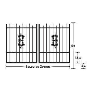 Hilldale 6ft (Dual) Dimensions
