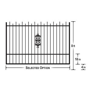 Hilldale 8ft (Single) Dimensions