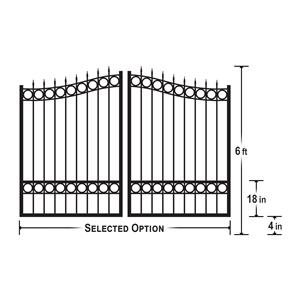 Huntington 6ft (Dual) Dimensions