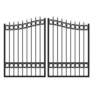Huntington 6 ft. Tall Custom Aluminum Dual Driveway Gate - Heavy Duty Estate Fence Gate
