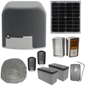 Nice Apollo Juno 310 Solar Residential Single Slide Gate Opener