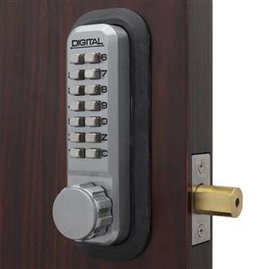 Keyless-Single Combination-Satin Chrome