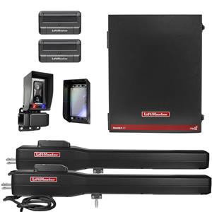 LiftMaster LA5001PKGXLMU Dual Swing Gate Opener Kit with MyQ Technology & XL Control Box