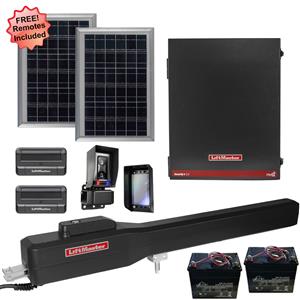 LiftMaster LA500XL Single Swing Solar Gate Opener Kit with MyQ Technology