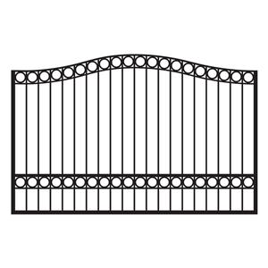 Legacy Estate 6 ft. Tall Custom Aluminum Single Swing Driveway Gate - Durable & Stylish Estate Entry Gate
