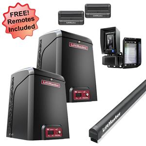 LiftMaster Elite CSL24UL 24VDC High-Traffic Dual Slide Commercial Gate Operator Kit