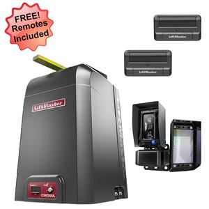 LiftMaster Elite CSW200UL Single Swing Commercial Gate Operator Kit - CSW200101UL 1HP + 2 Free Remotes