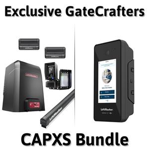Liftmaster HDSL24UL Heavy-Duty Single Slide Gate Opener Kit - Gate Opener Kit, CAPXS (Intercom) + 2 Free Remotes 
