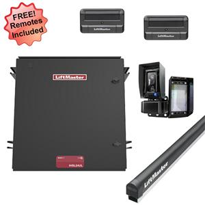 LiftMaster IHSL24UL 24VDC Continuous Duty Industrial Single Slide Gate Operator - Gate Opener Kit + 2 Free Remotes