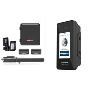 LiftMaster LA500UL Single Swing Gate Opener Kit with MyQ Technology - Gate Opener Kit, CAPXS (Intercom) + 2 Free Remotes