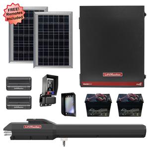 LiftMaster LA500XL Single Swing Solar Gate Opener Kit with MyQ Technology