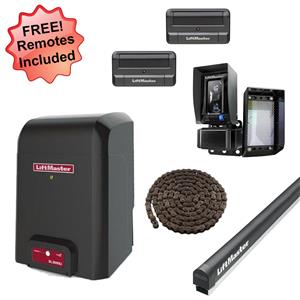 LiftMaster Elite Series Professional Single Slide Gate Opener Kit - SL3000101UL 1HP Kit + 2 Free Remotes