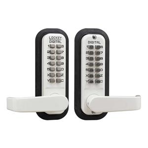 2835 LockeyUSA Weather-proof Dual Combination Keyless Mechanical Spring Latch Lever Lock