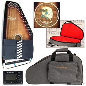 Oscar Schmidt OS11021FE Electric AutoHarp – The Millennium - Free Gig bag and Chromatic Tuner