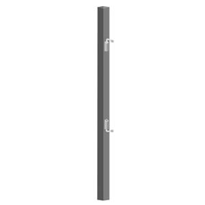 Mounting Post with Hinges for Single Swing Gates