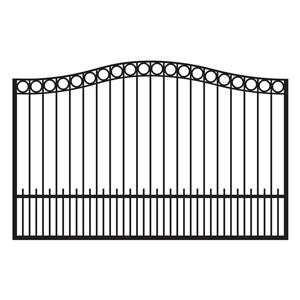 Newberry Acres 6 ft. Tall Custom Aluminum Single Swing Driveway Gate - Durable Estate Entry Gate