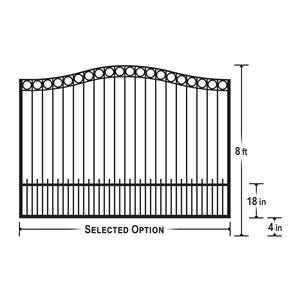 Newberry Acres 8ft (Single) Dimensions