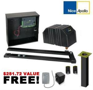 APOLLO 3501ETL Single Gate Opener (3500ETL) w/ DIY Gate Openers DIY Kit & extra remote