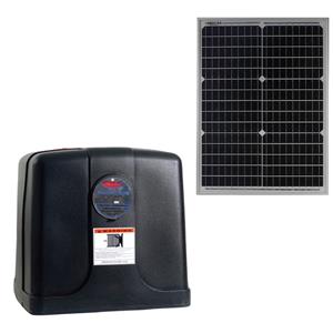 US Automatic Patriot RSL Solar Single Slide Gate Opener  - w/ 30 Watt Solar Panel