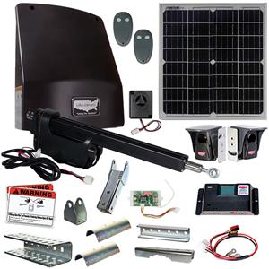 USAutomatic Ranger 500 Single Swing Gate Opener Kit - 20 Watt Panel