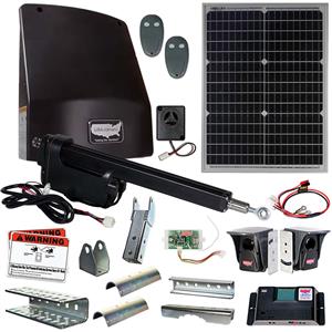 USAutomatic Ranger 500 Single Swing Gate Opener Kit - 30 Watt Panel