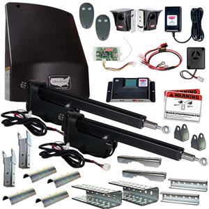 USAutomatic Ranger 500 AC or Solar Dual Swing Gate Opener Kit - AC Charging Option - Bolt-On Installation
