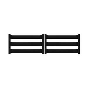 Ready to Ship 12 ft. Long Dual Swing 3 Rail Semi-Privacy Gate - Made in USA