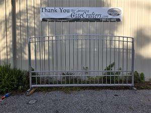 Ready to Ship 12 ft. Width Aluminum Single Swing Driveway Gate - Made in USA