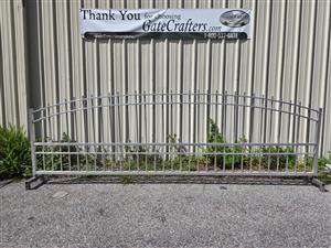 Ready to Ship 15 ft. Long Aluminum Single Swing Driveway Gate - Made in USA